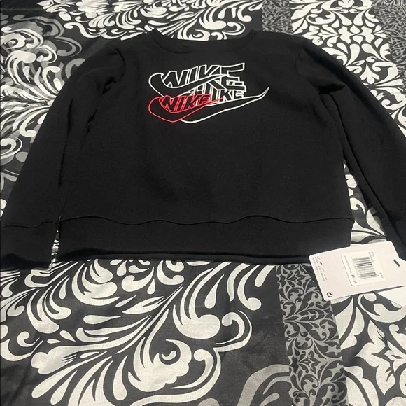 Nike Kids Matching Set in Black and Red - Picture 3 of 4